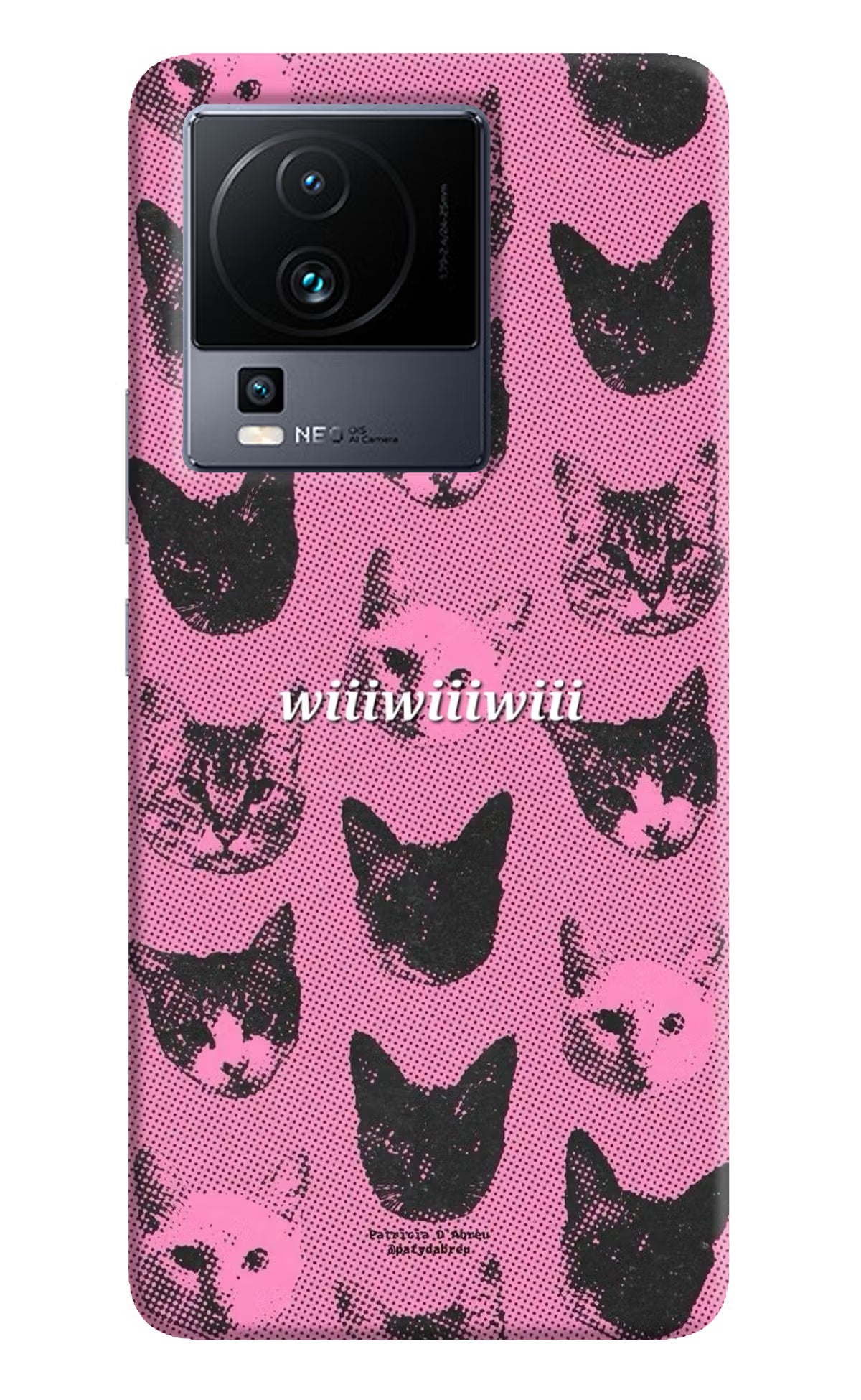 Pink Cats iQOO Neo 7 Pro Back Cover