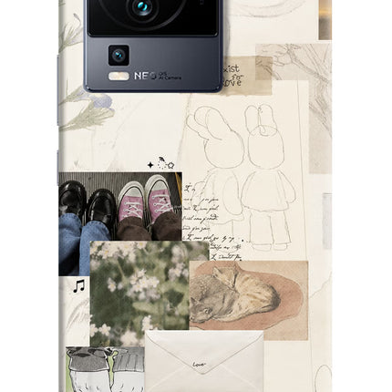 Soft Aesthetic iQOO Neo 7 Pro Hard Case Back Cover by Casekaro