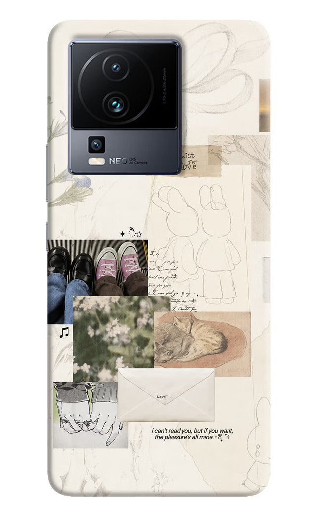 Soft Aesthetic iQOO Neo 7 Pro Hard Case Back Cover by Casekaro