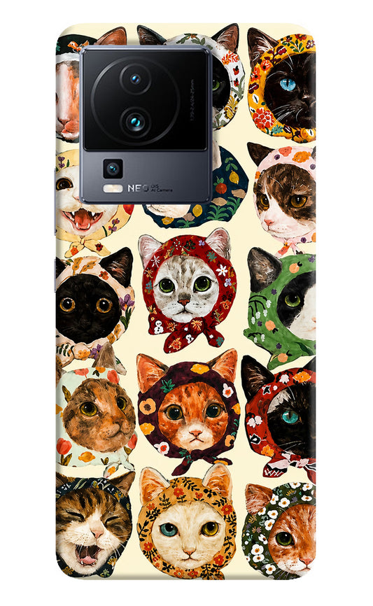 Cool Cat iQOO Neo 7 Pro Hard Case Back Cover by Casekaro