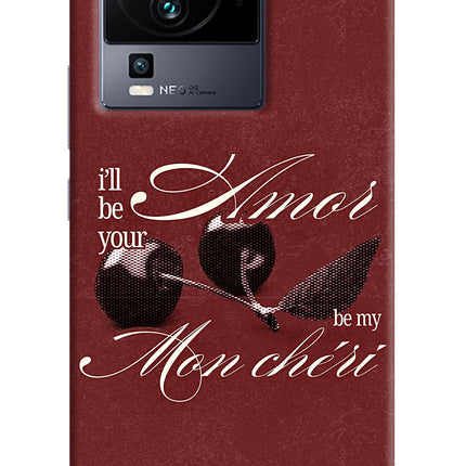 Velvet Cherry iQOO Neo 7 Pro Hard Case Back Cover by Casekaro