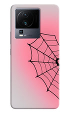 Pink Web iQOO Neo 7 Pro Hard Case Back Cover by Casekaro