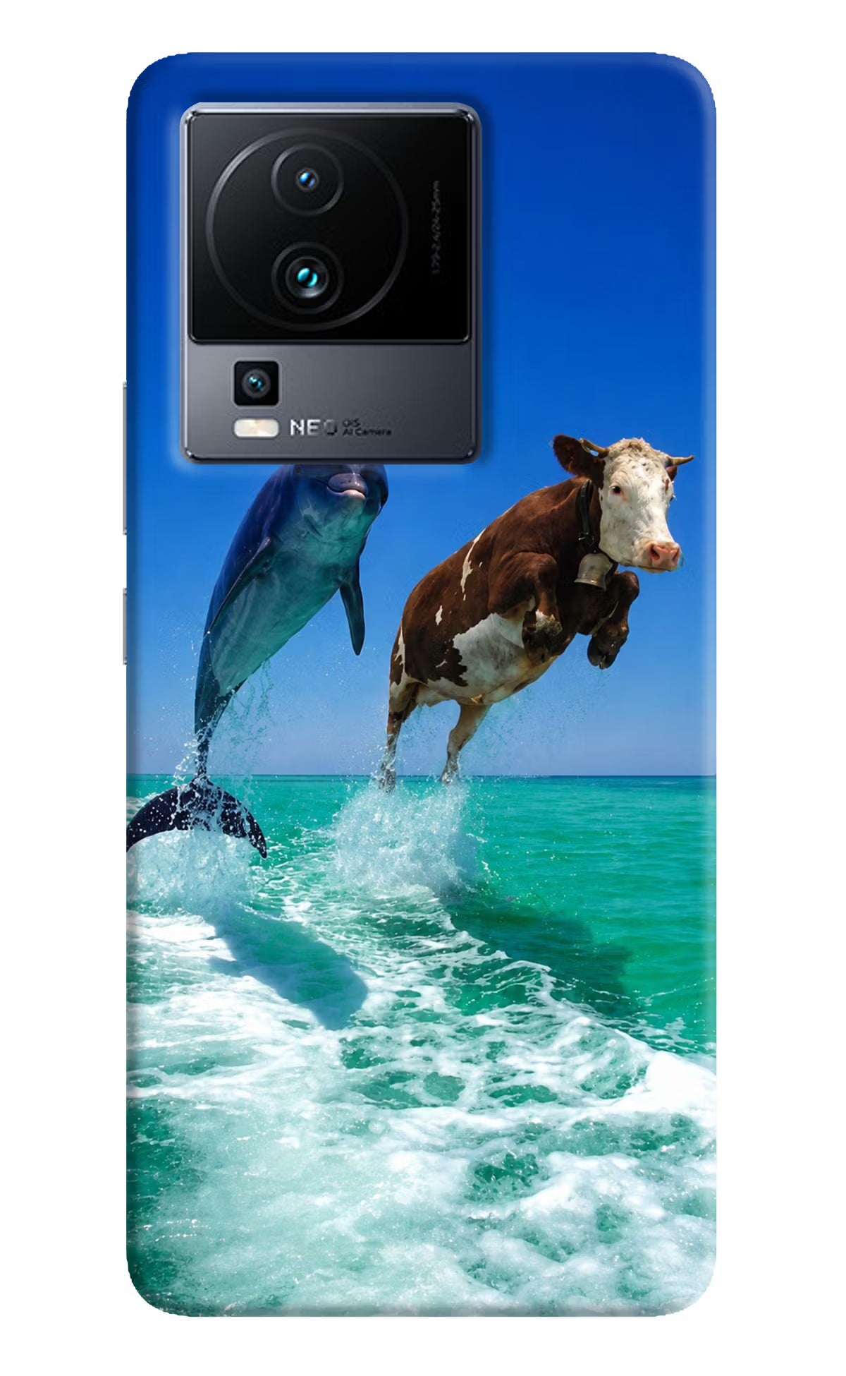 Dolphin vs Cow iQOO Neo 7 Pro Back Cover