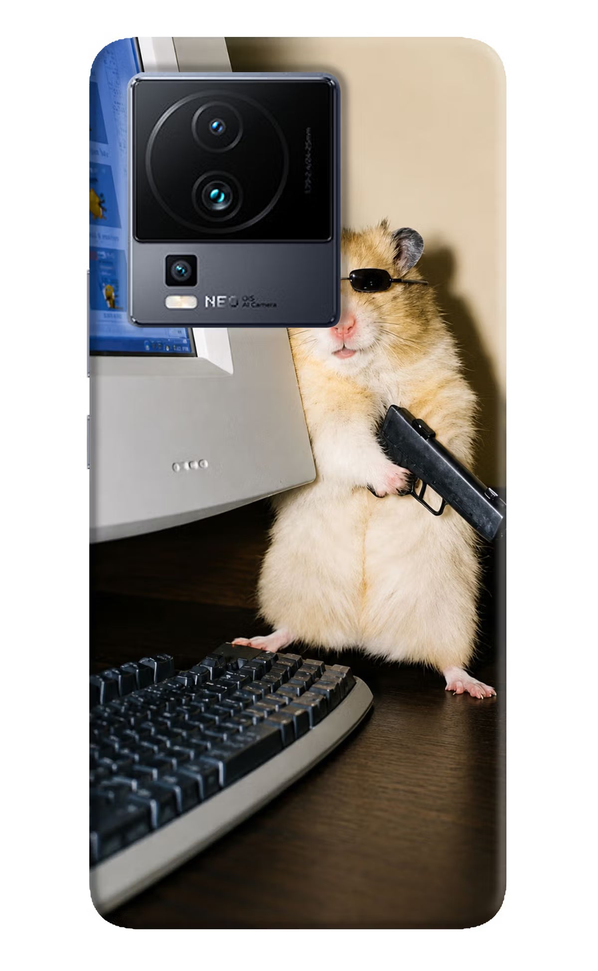 Hacker Hamster iQOO Neo 7 Pro Back Cover