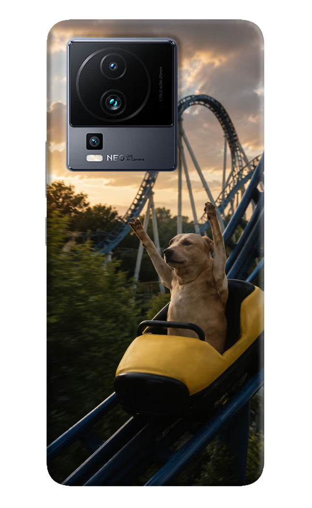 Rollercoaster Dog iQOO Neo 7 Pro Hard Case Back Cover by Casekaro