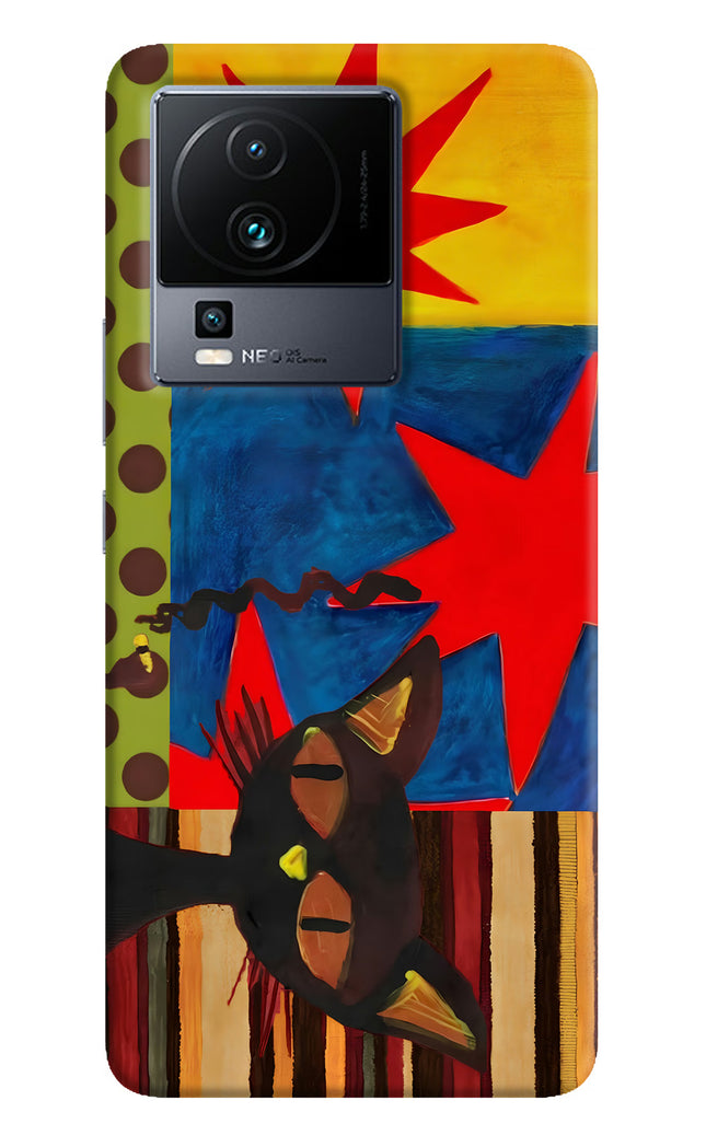 Pop Cat iQOO Neo 7 Pro Hard Case Back Cover by Casekaro
