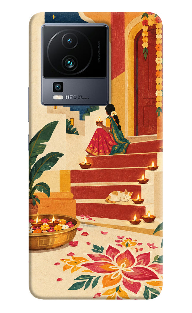 Diwali Rangoli iQOO Neo 7 Pro Hard Case Back Cover by Casekaro