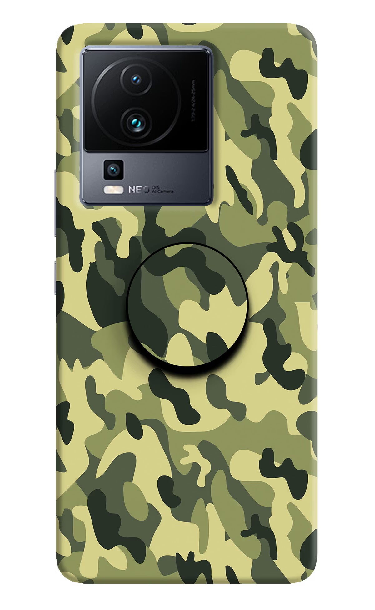Camouflage iQOO Neo 7 Pro Pop Case by Casekaro