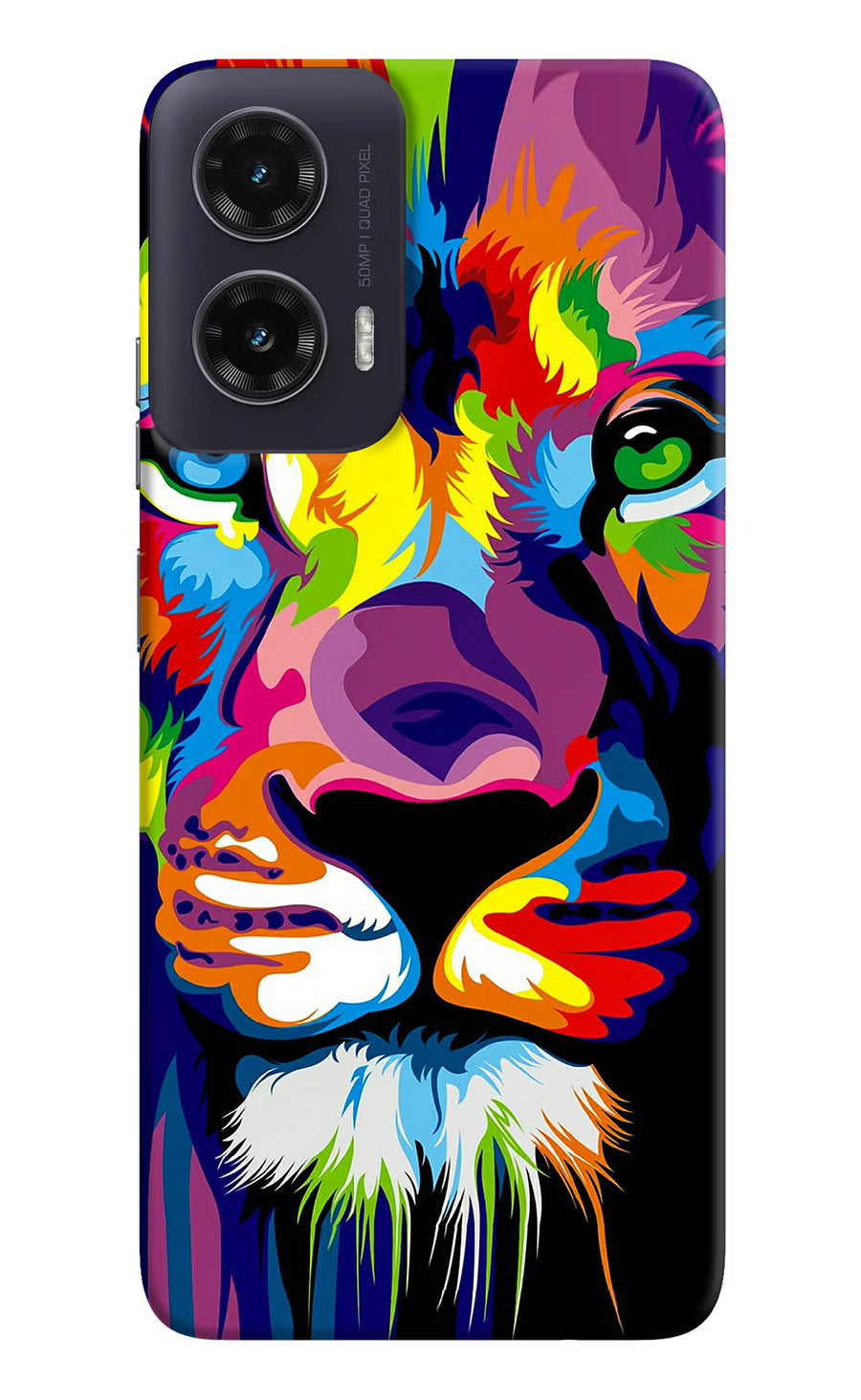 Lion Moto G35 5G Back Cover, Hard case