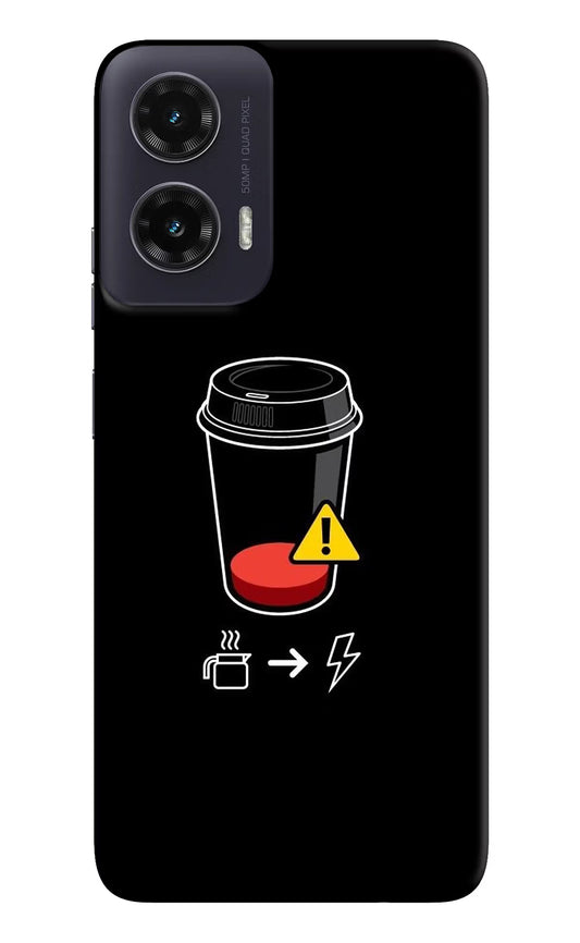 Coffee Moto G35 5G Hard Case Back Cover by Casekaro