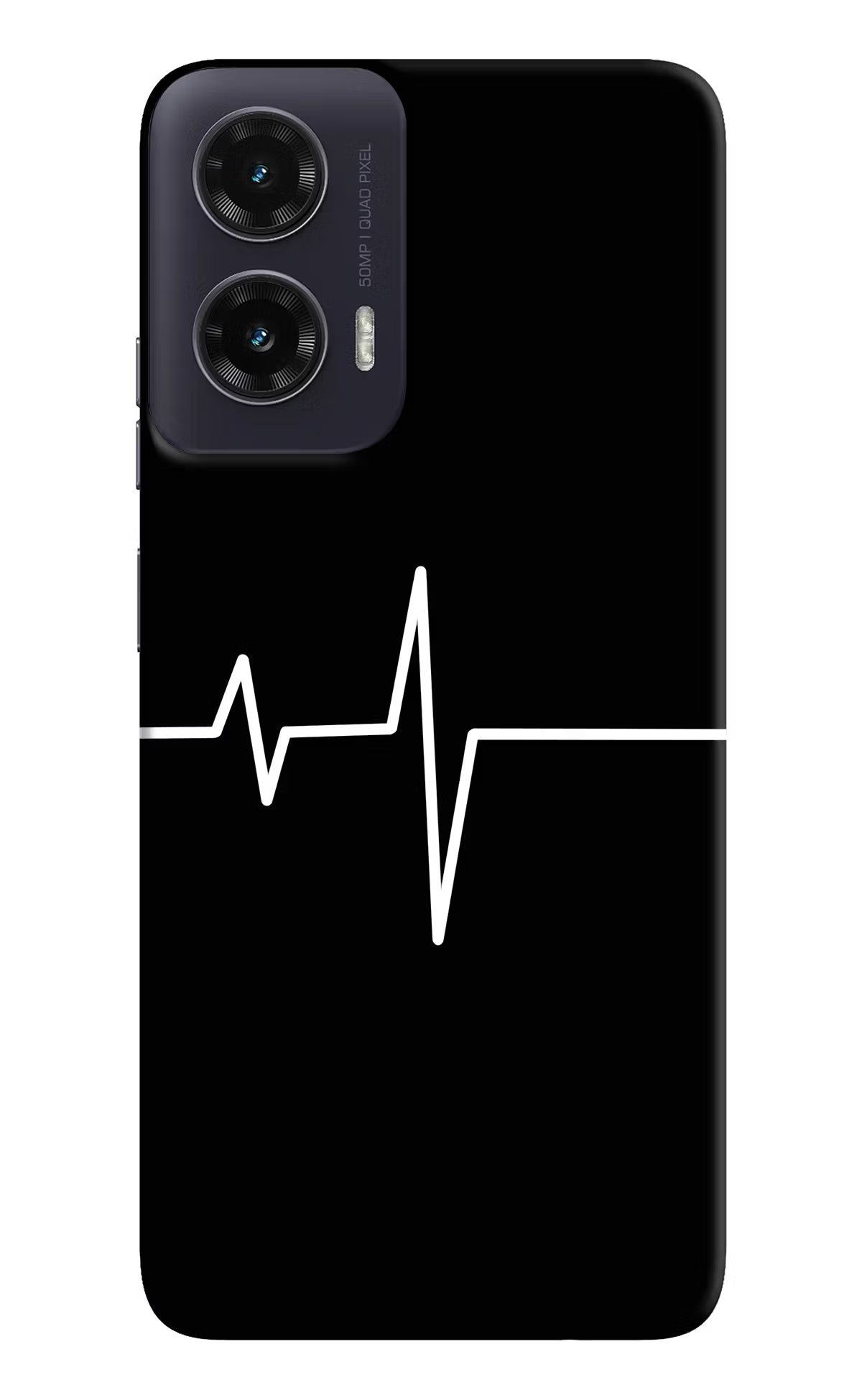 Heart Beats Moto G35 5G Hard Case Back Cover by Casekaro