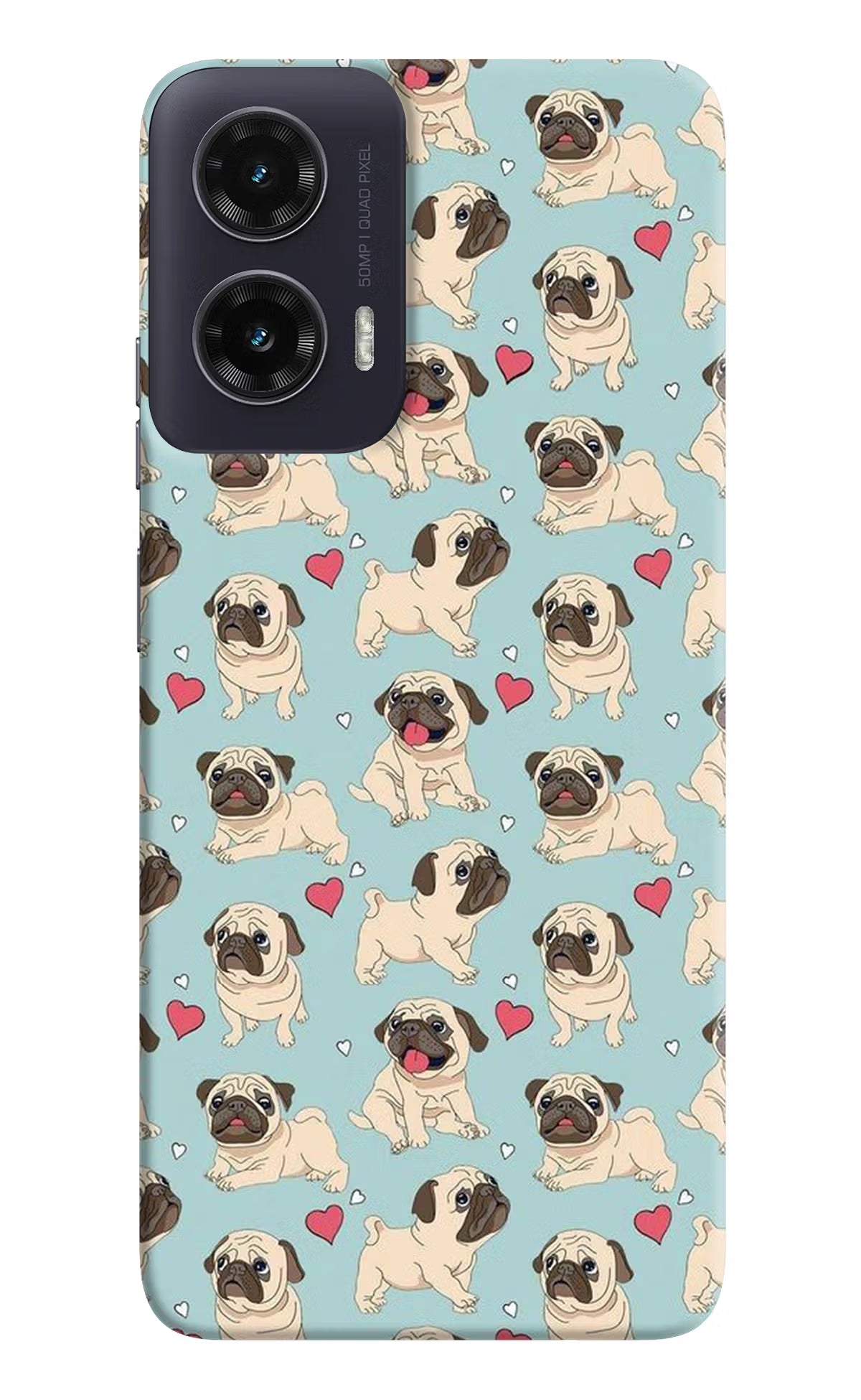 Pug Dog Moto G35 5G Hard Case Back Cover by Casekaro