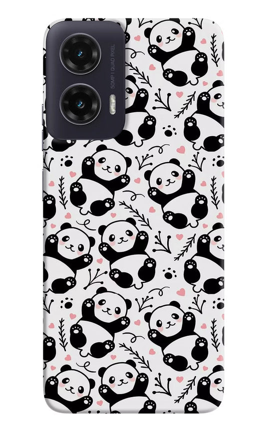 Cute Panda Moto G35 5G Hard Case Back Cover by Casekaro