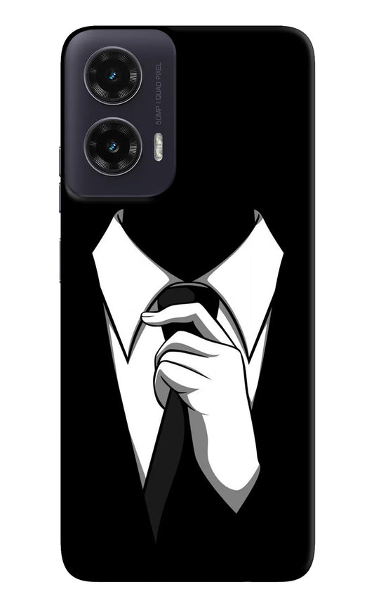 Black Tie Moto G35 5G Hard Case Back Cover by Casekaro