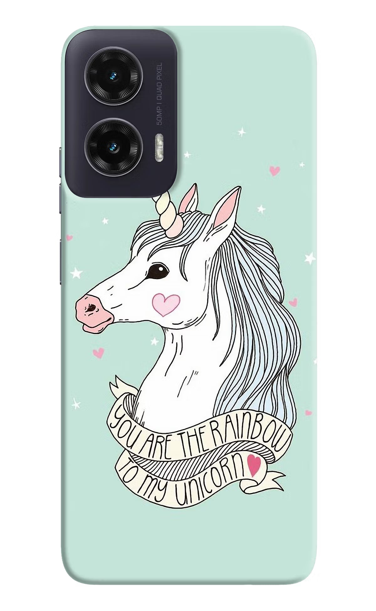 Unicorn Wallpaper Moto G35 5G Hard Case Back Cover by Casekaro