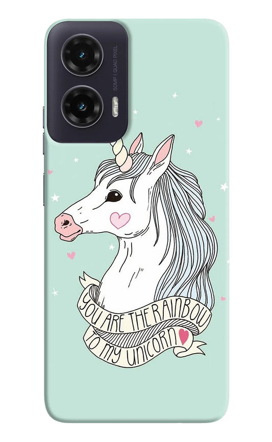 Unicorn Wallpaper Moto G35 5G Hard Case Back Cover by Casekaro
