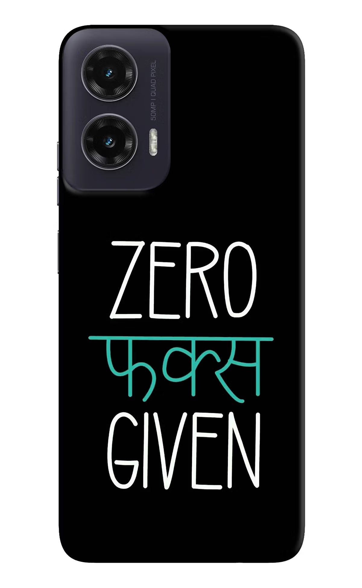 Zero Fucks Given Moto G35 5G Hard Case Back Cover by Casekaro