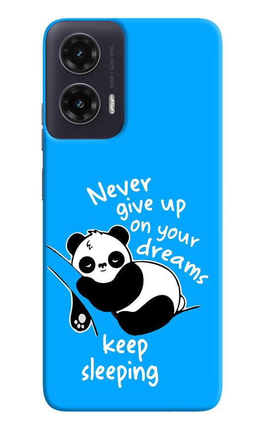 Keep Sleeping Moto G35 5G Hard Case Back Cover by Casekaro