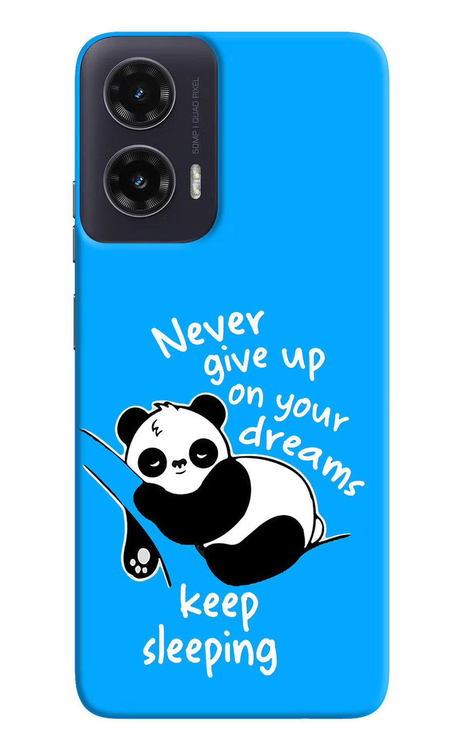 Keep Sleeping Moto G35 5G Back Cover, Hard case