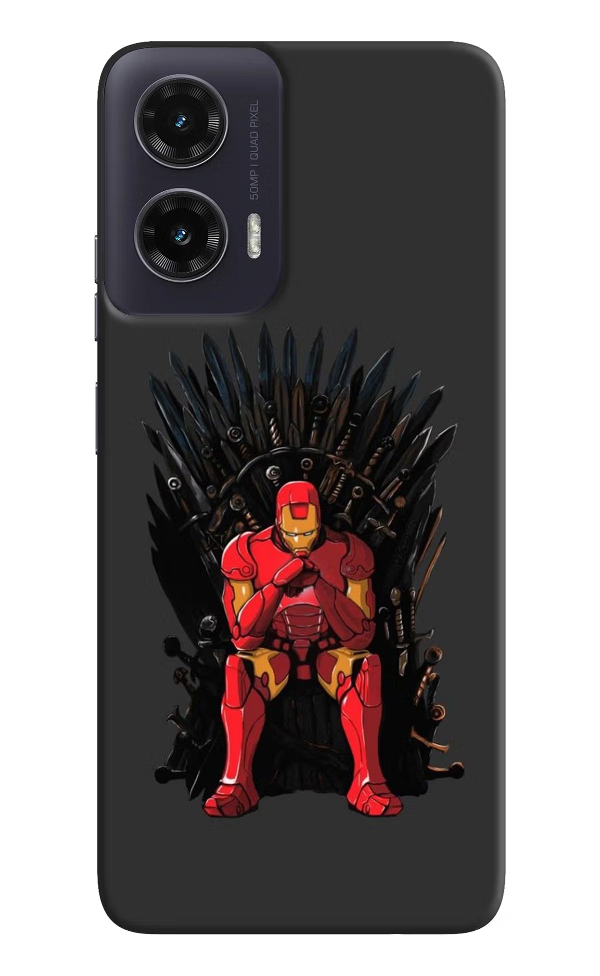 Ironman Throne Moto G35 5G Hard Case Back Cover by Casekaro