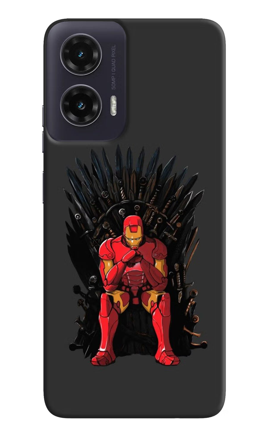 Ironman Throne Moto G35 5G Back Cover, Hard case
