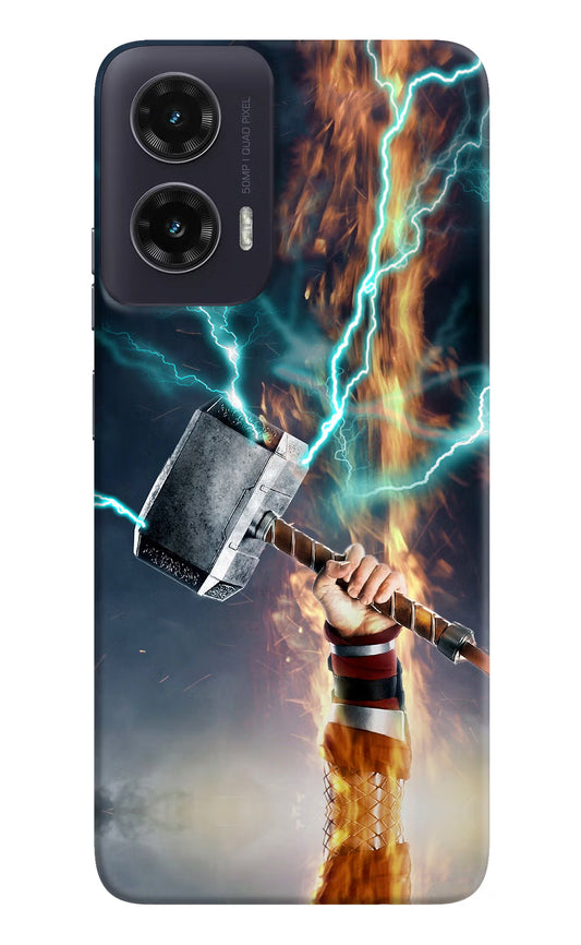 Thor Hammer Mjolnir Moto G35 5G Hard Case Back Cover by Casekaro