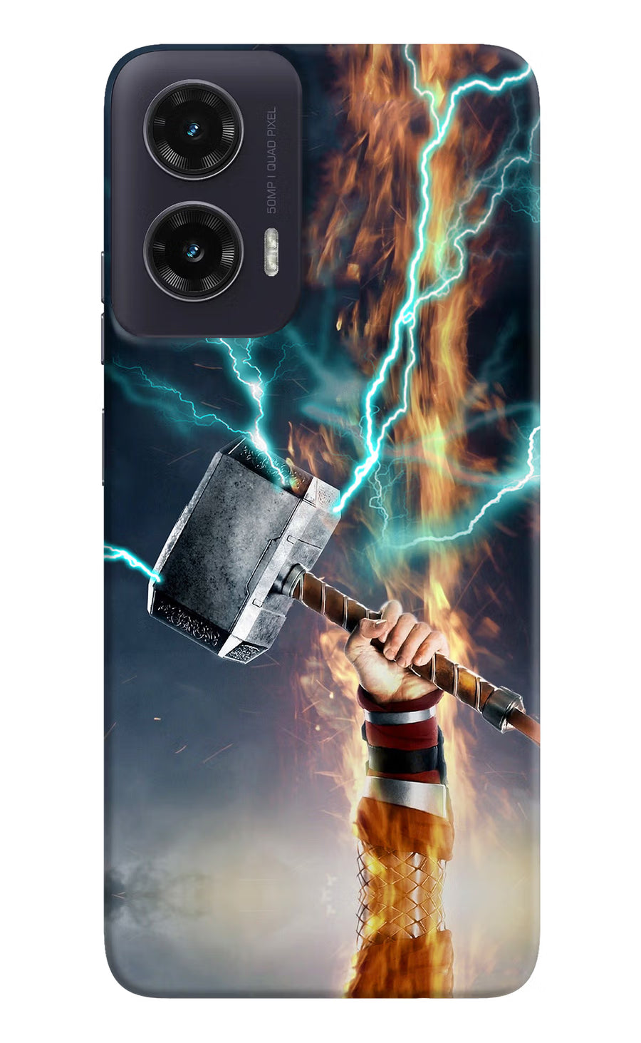 Thor Hammer Mjolnir Moto G35 5G Back Cover, Hard case