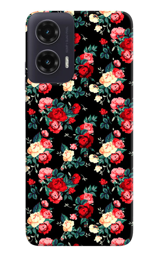 Rose Pattern Moto G35 5G Hard Case Back Cover by Casekaro