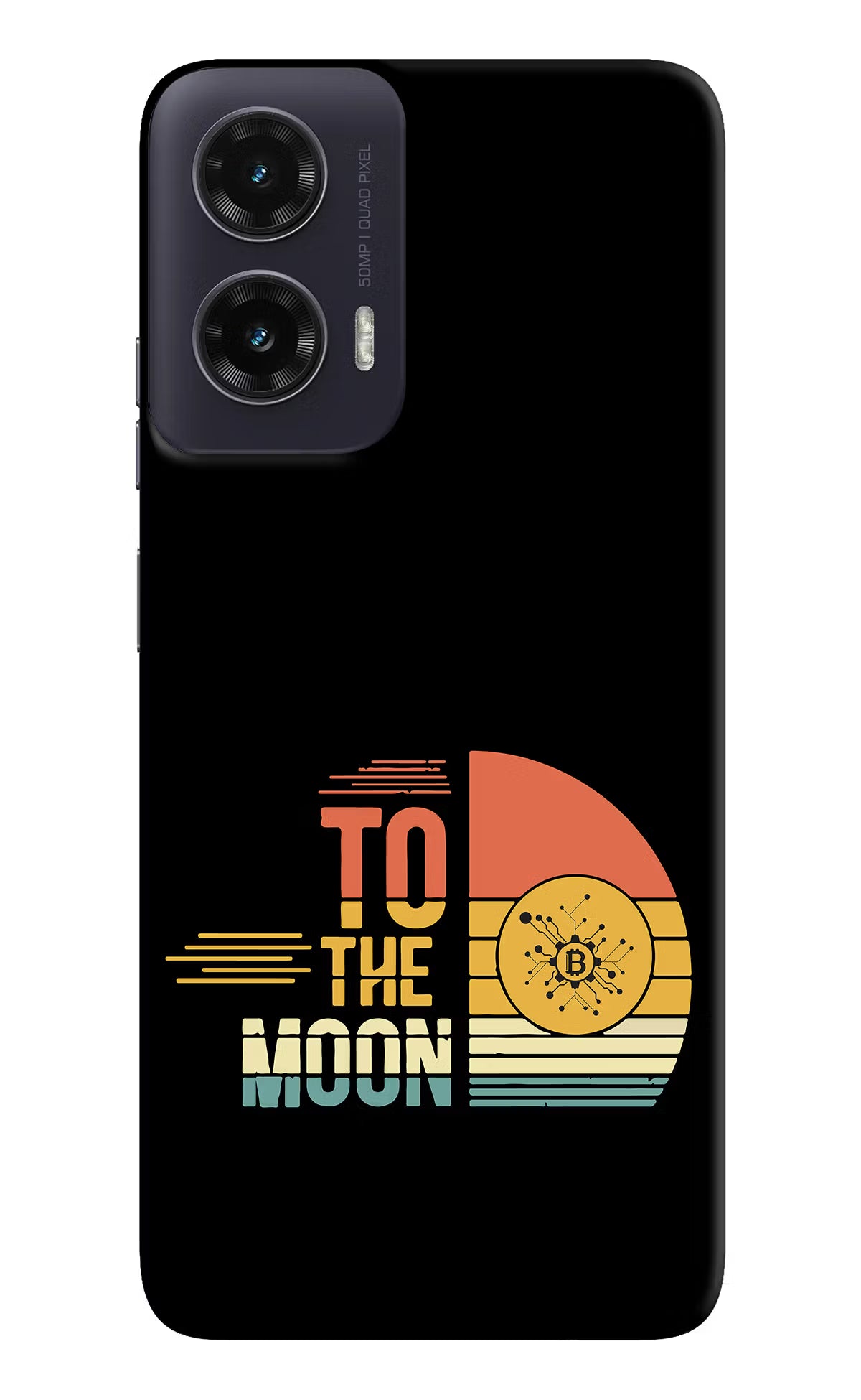 To the Moon Moto G35 5G Hard Case Back Cover by Casekaro
