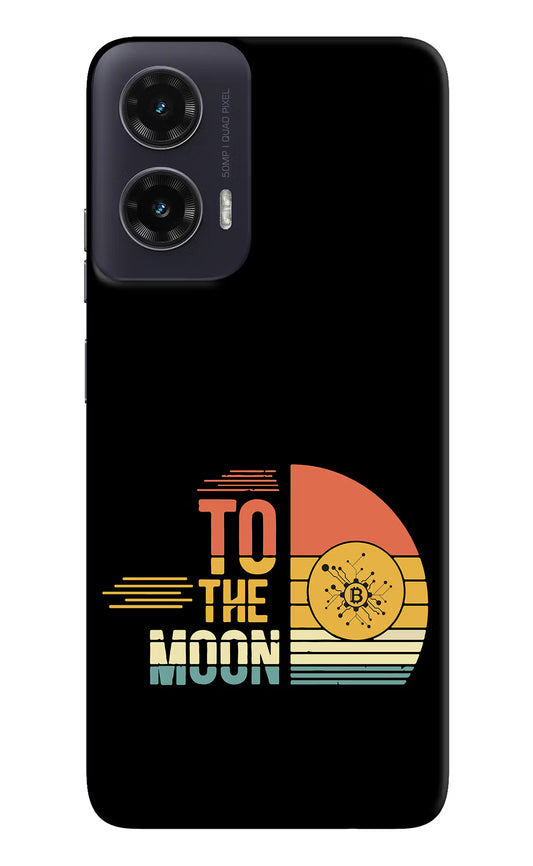 To the Moon Moto G35 5G Hard Case Back Cover by Casekaro