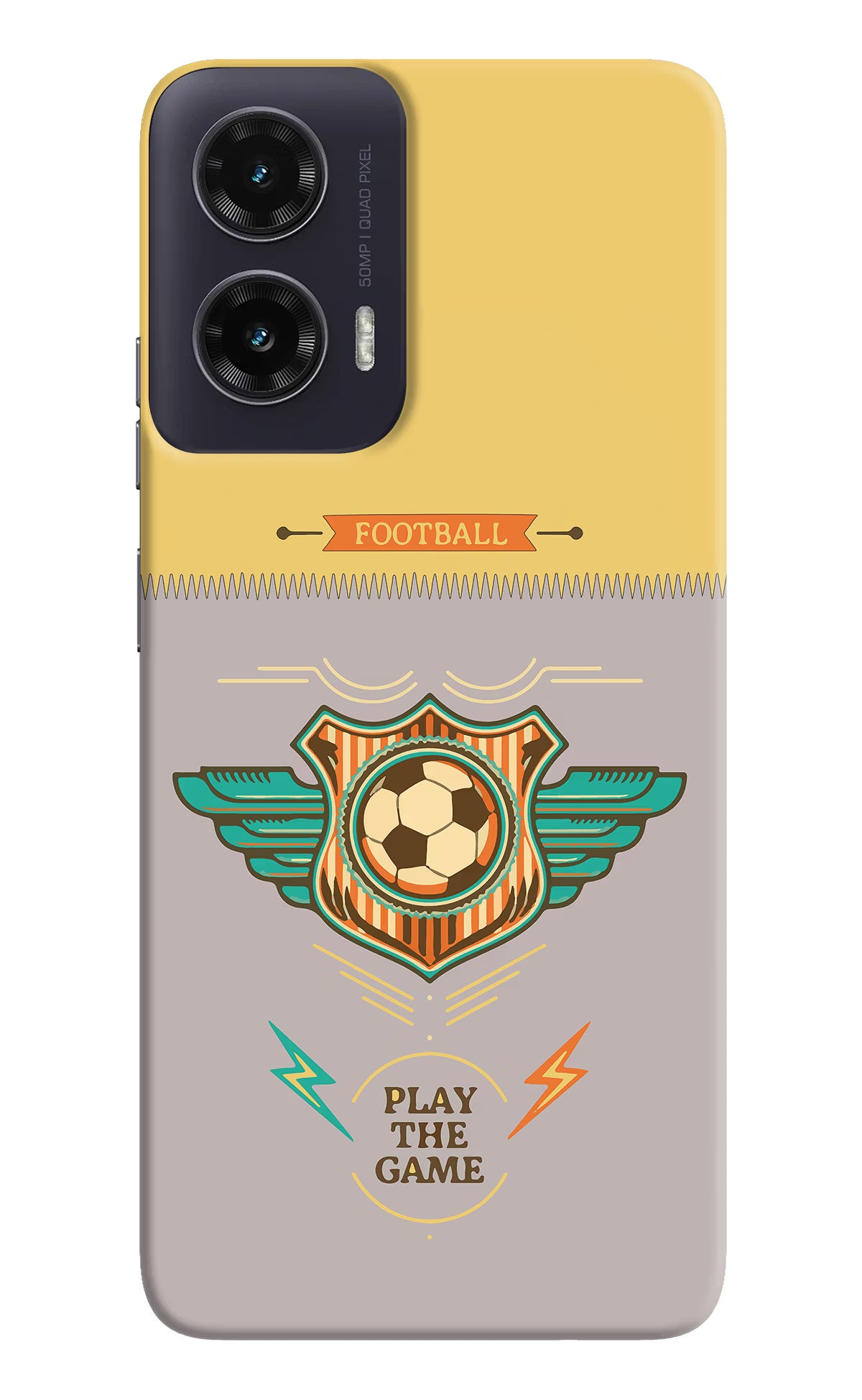 Football Moto G35 5G Hard Case Back Cover by Casekaro