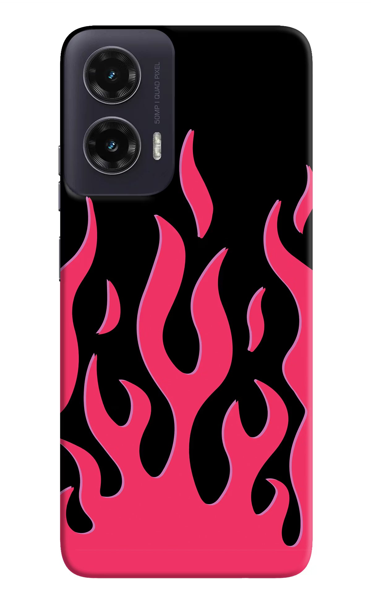 Fire Flames Moto G35 5G Hard Case Back Cover by Casekaro