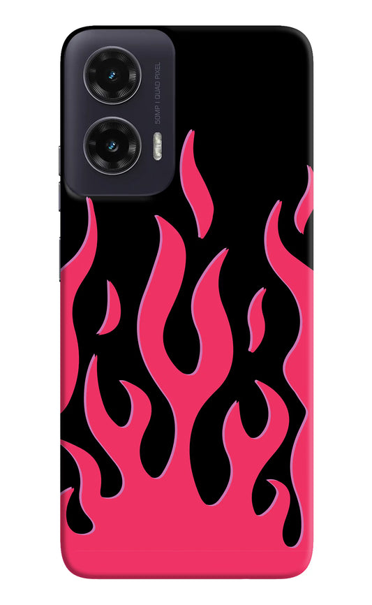 Fire Flames Moto G35 5G Hard Case Back Cover by Casekaro