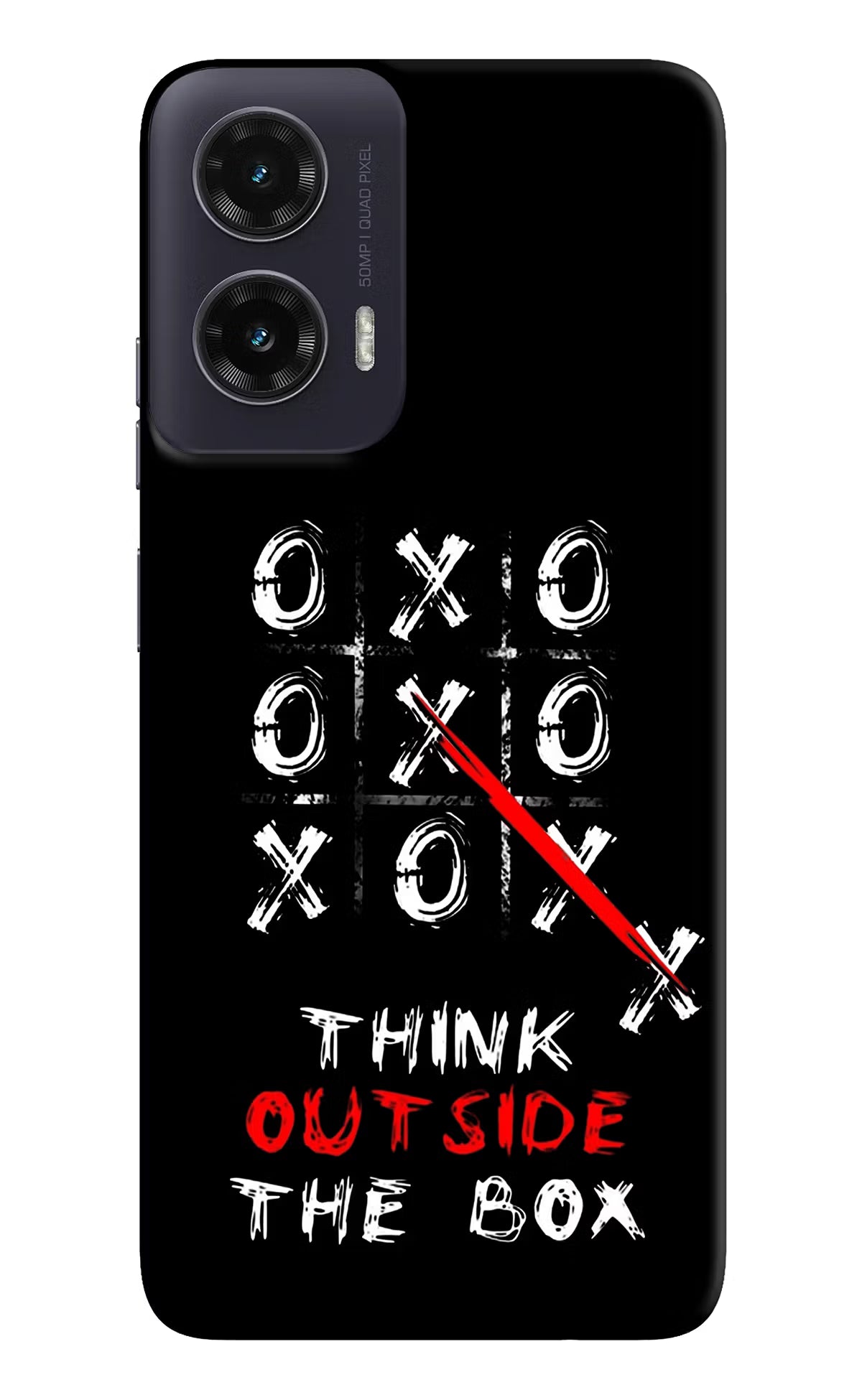 Think out of the BOX Moto G35 5G Hard Case Back Cover by Casekaro