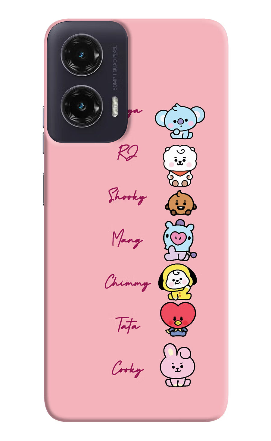 BTS names Moto G35 5G Back Cover, Hard case