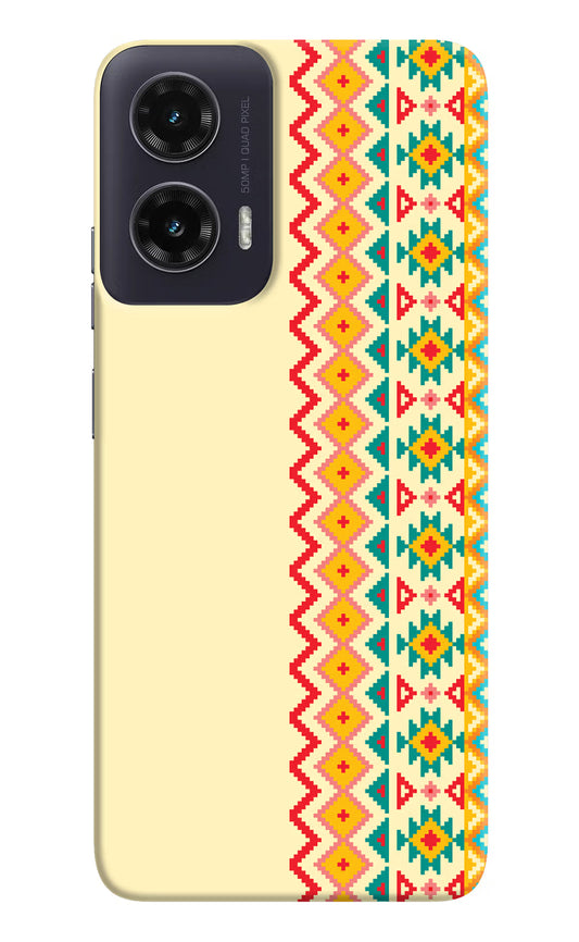 Ethnic Seamless Moto G35 5G Hard Case Back Cover by Casekaro