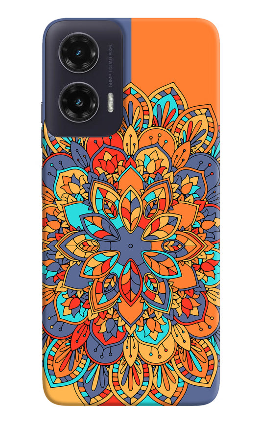 Color Mandala Moto G35 5G Hard Case Back Cover by Casekaro