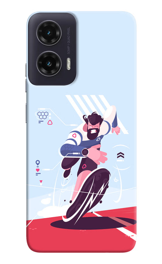 Run Pro Moto G35 5G Hard Case Back Cover by Casekaro