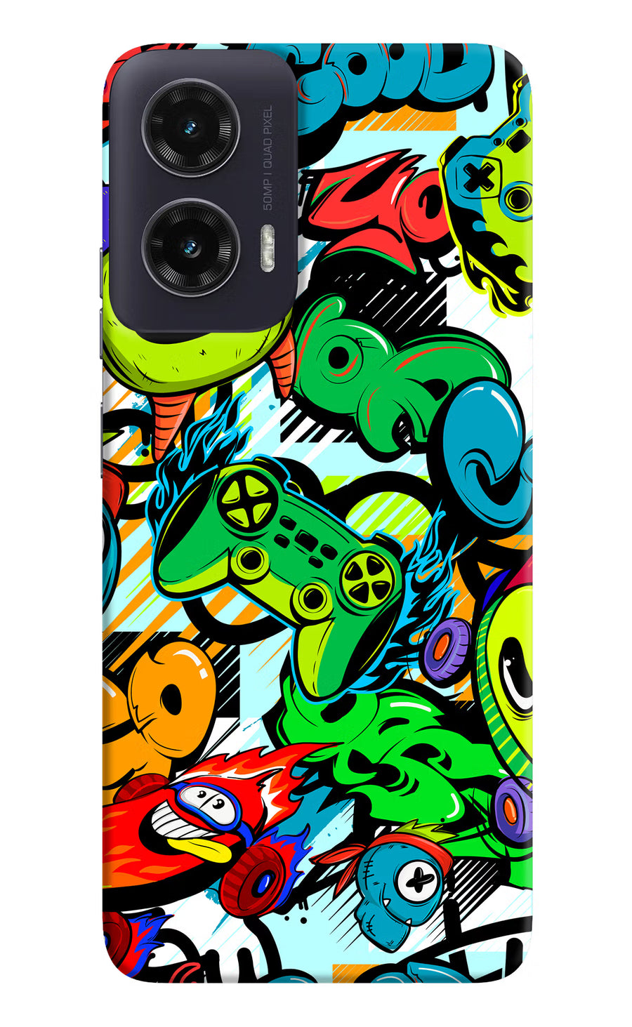 Game Doodle Moto G35 5G Back Cover, Hard case