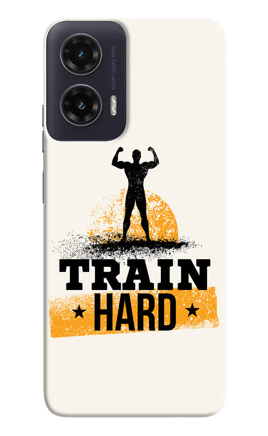 Train Hard Moto G35 5G Hard Case Back Cover by Casekaro