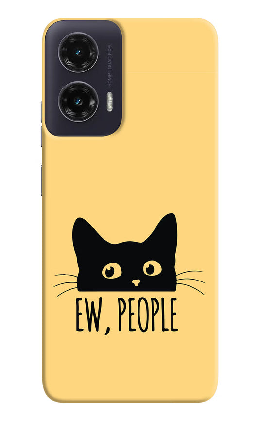 Ew People Catitude Moto G35 5G Hard Case Back Cover by Casekaro