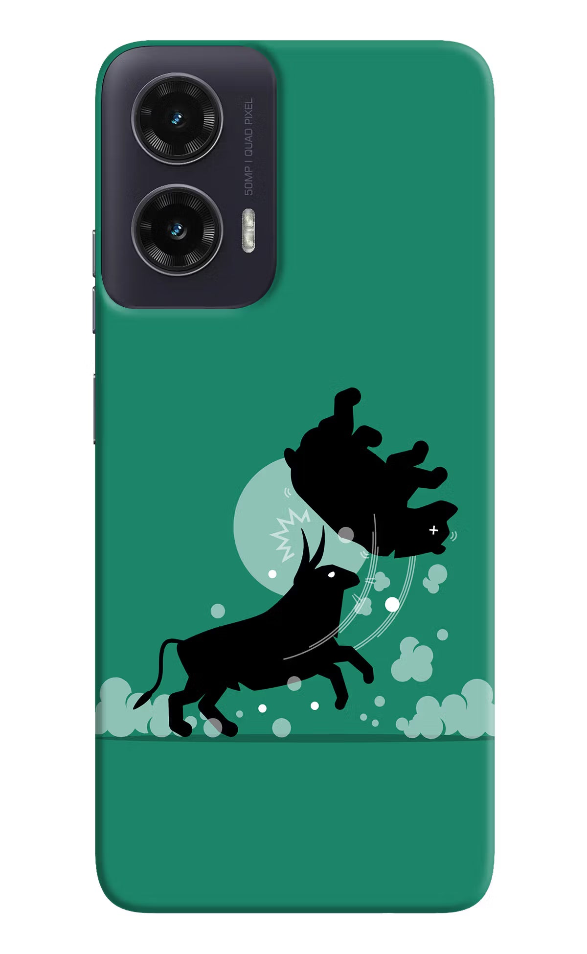 Bull Conqueror Moto G35 5G Hard Case Back Cover by Casekaro