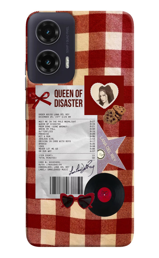 Queen of Disaster Moto G35 5G Hard Case Back Cover by Casekaro