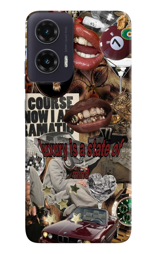 Luxury Moto G35 5G Hard Case Back Cover by Casekaro