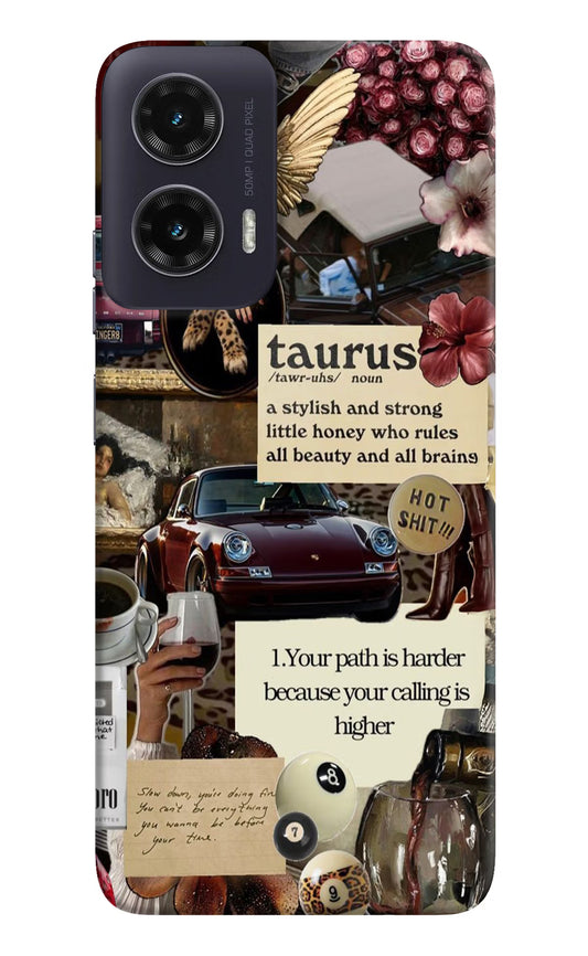 Taurus Zodiac Moto G35 5G Hard Case Back Cover by Casekaro