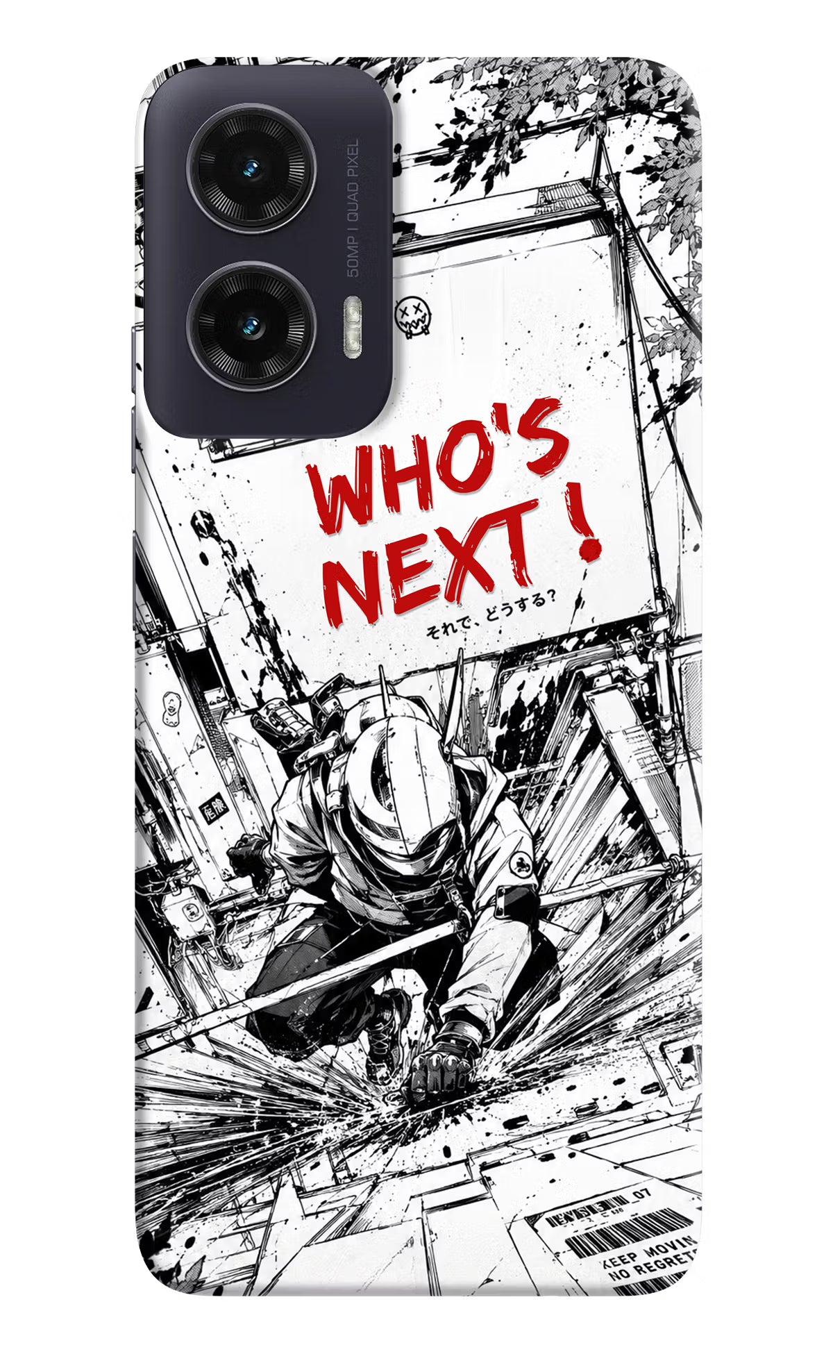 Who's Next Moto G35 5G Hard Case Back Cover by Casekaro