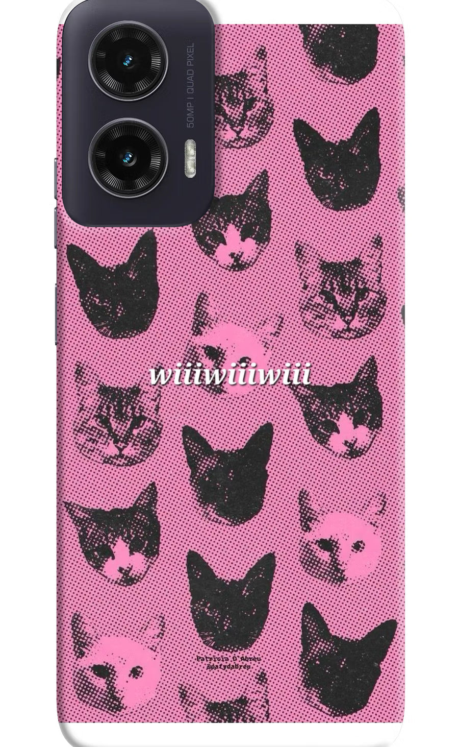 Pink Cats Moto G35 5G Back Cover, Hard case