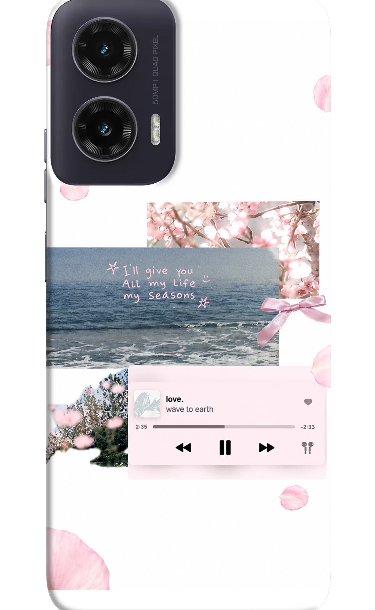 Wave to earth Moto G35 5G Back Cover