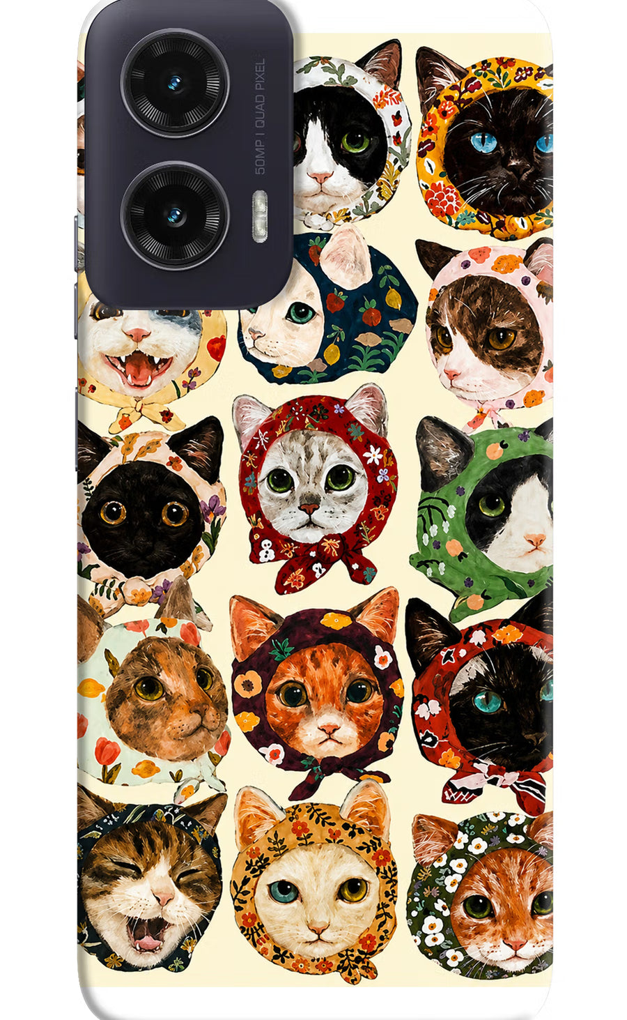 Cool Cat Moto G35 5G Back Cover, Hard case