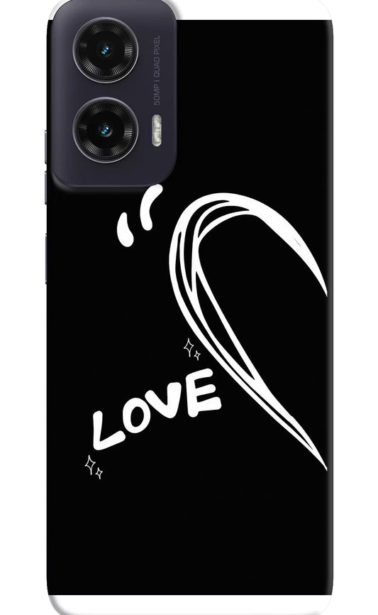 Love Line Moto G35 5G Hard Case Back Cover by Casekaro